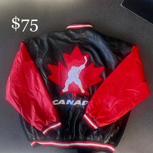 Vintage Hockey Leather Players Jacket ❤️🔥